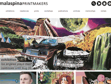 Tablet Screenshot of malaspinaprintmakers.com